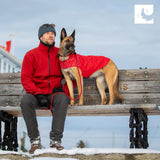 RC Pet Products Cascade Jacket Fleece Lined Water Resistant Dog Coat (Olive, 16)