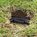 Relaxdays Catch and Release Live Mole Trap, Adjustable Length, Check Openings, Humane, Plastic, Black