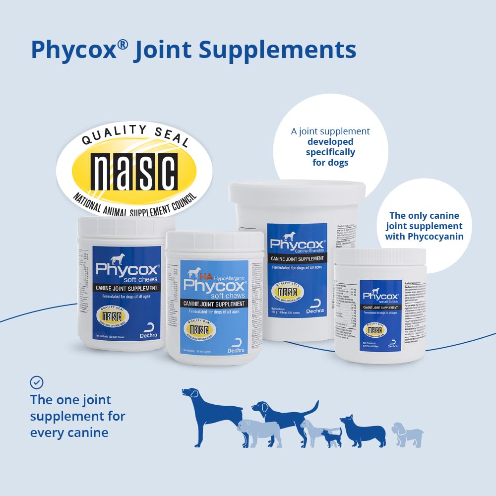 Phycox MAX Hypoallergenic (HA) Dog Joint Supplement Soft Chews, 90 Ct