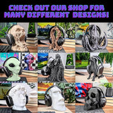 Moai Headphone Stand - Universal Headset Holder - Desk Accessory - Stands and Mounts for Desktop - Gaming Setup - Gamer Accessories (Galaxy Black)
