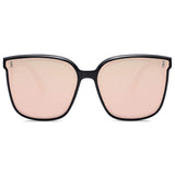 SOJOS Sunglasses for Women Men Vintage Style Shades SJ2157,Black/Pink