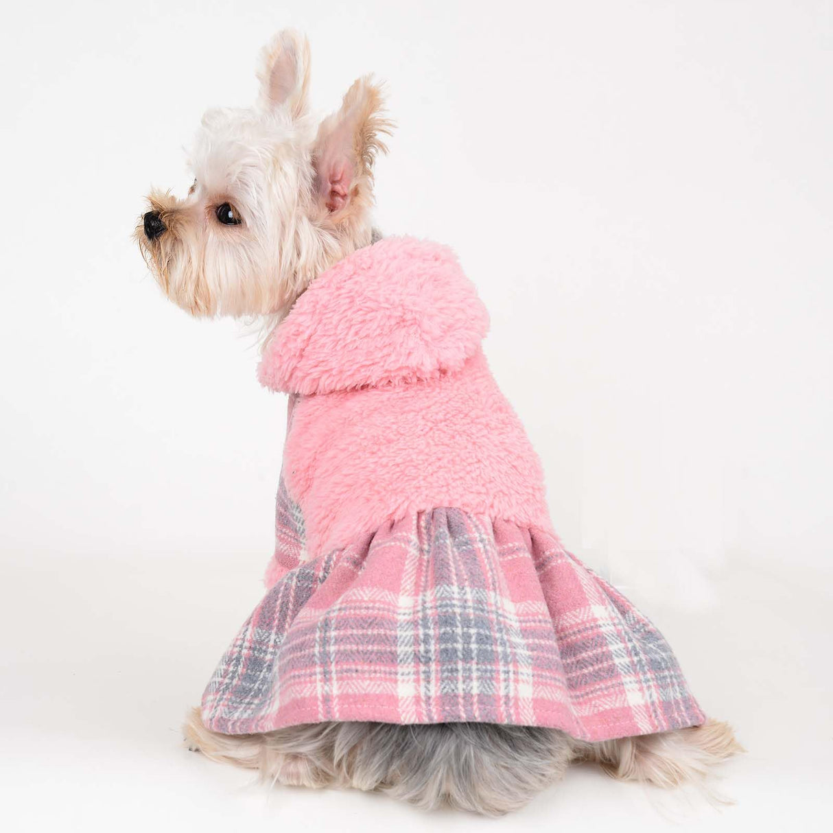 Dog Hoodie Dog Sweater Puppy Clothes for Small Dogs Boy Girl Pet Hoodies for Dogs Cold Weather Doggie Coats Fall Doggy Sweatshirt for Chihuahua Yorkie Cat Sweater Costumes, M, Pink