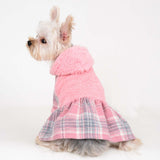Dog Hoodie Dog Sweater Puppy Clothes for Small Dogs Boy Girl Pet Hoodies for Dogs Cold Weather Doggie Coats Fall Doggy Sweatshirt for Chihuahua Yorkie Cat Sweater Costumes, M, Pink