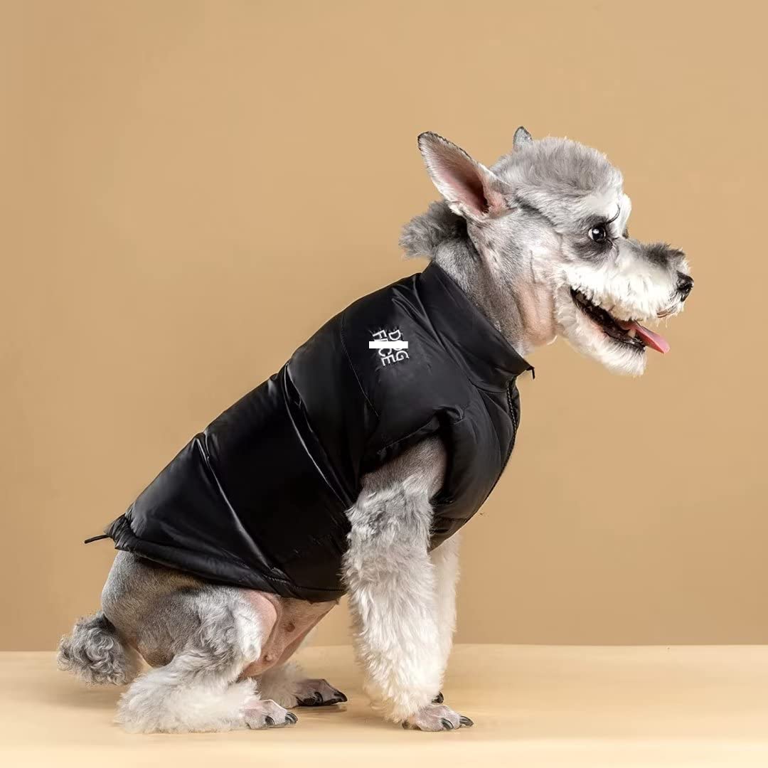 Dog Winter Coat Vest -Windproof Jacket for Small Medium Dogs-Puppy Winter Warm Dog Clothes Apparel for Cold Weather