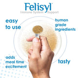 Felisyl L-Lysine Granules for Cats 100g (3.5 oz, 310 Servings) – Supports Immune, Respiratory, and Eye Health. Eases Sneezing, Runny Nose, and Watery Eyes. Tasty Salmon Flavor - Made in The USA