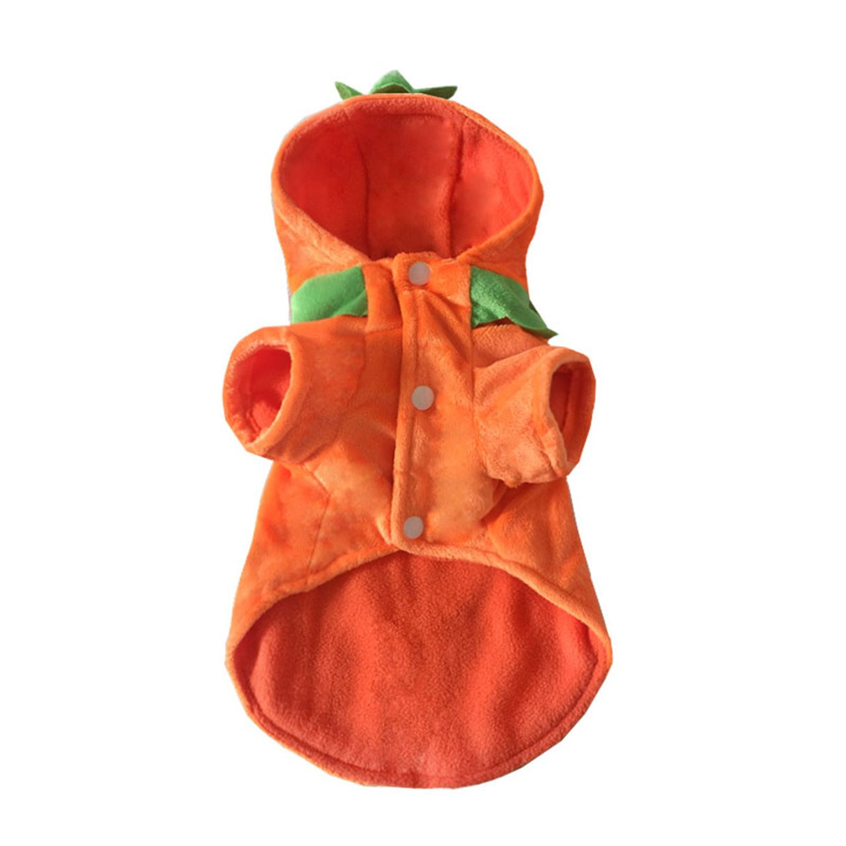 Mogoko Dog Cat Halloween Pumpkin Costume,Pet Cosplay Costumes,Puppy Warm Outfits Fleece Hoodie Animal Autumn Winter Clothes (M Size)