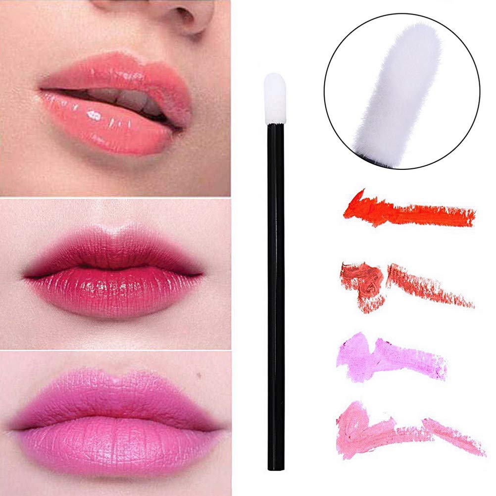 Lip Brushes, 200Pcs/Set Disposable Lip Brushes Make Up Brush Lipstick Lip Gloss Wands Applicator Tool Makeup Beauty Tool Kits