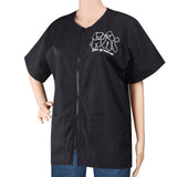 Noverlife Short Sleeves Pet Grooming Work Clothes with Full Zipper, XL Size, Splash Proof Anti-Static Pets Beautician Smock, Dog Cat Groomer Cosmetologist Uniforms for Pet Shop Men Women