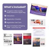 Glacier Peak Holistics, The Original Pet Intolerance Test - Screen Over 395 Food and Environmental Stressors, A Hair and Saliva Kit for Cat and Dog Sensitivities (Results in 7-10 Business Days)