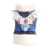 Small Dog Winter Denim Jacket Fleece Lined Puppy Cute Jean Clothes Cold Weather Dog Cozy Warm Coats Yorkie Chihuahua Stylish Clothes Christmas Birthday Holiday Outfits