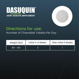 Nutramax Dasuquin for Large Dogs, Joint Health Supplement, Contains Glucosamine for Dogs, Plus Chondroitin, ASU, MSM and More, Supports Healthy Joints, Chewable Tablets, 84 Count