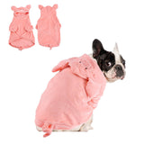 NACOCO Halloween Pig Dog Costume - Pet Christmas New Year Hoodie Warm Party Coat Outfit for Small and Medium Cat Dog Clothes(Pink Pig,M)