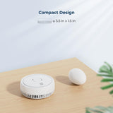 Ecoey Smoke Detector, Smoke Alarm with Advanced Photoelectric Technology, Fire Alarm Smoke Detector with Test Button and Low Battery Reminder, Fire Alarm Used in Bedroom, Home, FJ138, 1 Pack