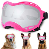 Dog Sunglasses,Doggles Anti-UV Protection,Pet Sunglasses with Adjustable Strap,Suitable for Motorcycle Car Driving Bike Riding Hiking Swimming Wind Dust Fog Dog Eye Protection