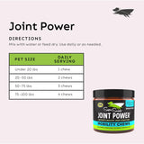Super Snouts Joint Power – 60 Soft Chews – Joint Supplement for Dogs and Cats with Green Lipped Mussel Helps Ease Discomfort & Stiffness– Made in The USA