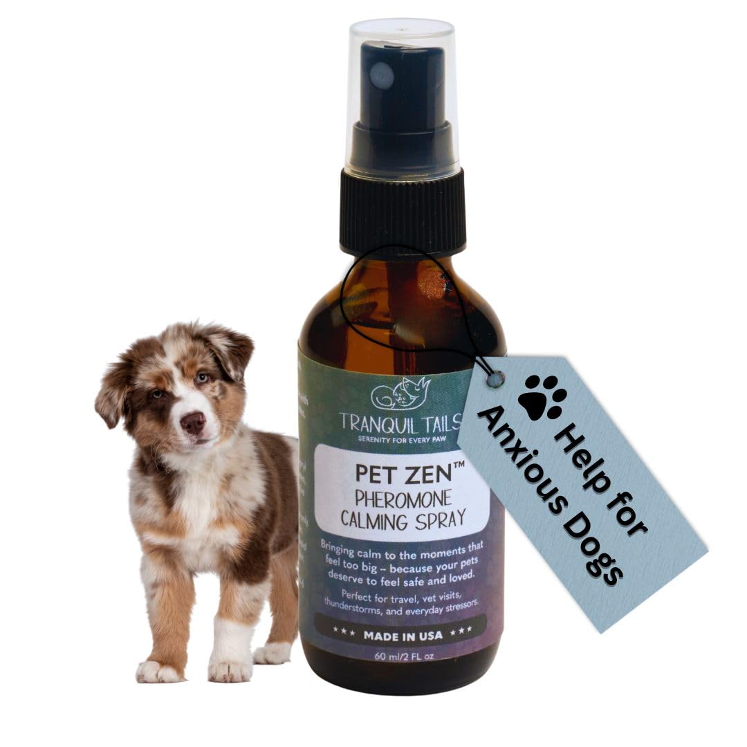 Tranquil Tails Pet Zen Pheromone Calming Spray for Dogs