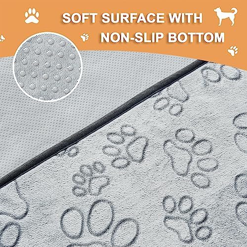 Qeils Reusable Puppy Pads, 2 Pack Washable Pee Pads for Dogs, Non Slip Wee Wee pad, Absorbent and Leakproof Training Mats for Potty, Crate, Playpen, Bed, Sofa, 48"x 30"