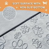 Qeils Reusable Puppy Pads, 2 Pack Washable Pee Pads for Dogs, Non Slip Wee Wee pad, Absorbent and Leakproof Training Mats for Potty, Crate, Playpen, Bed, Sofa, 48"x 30"