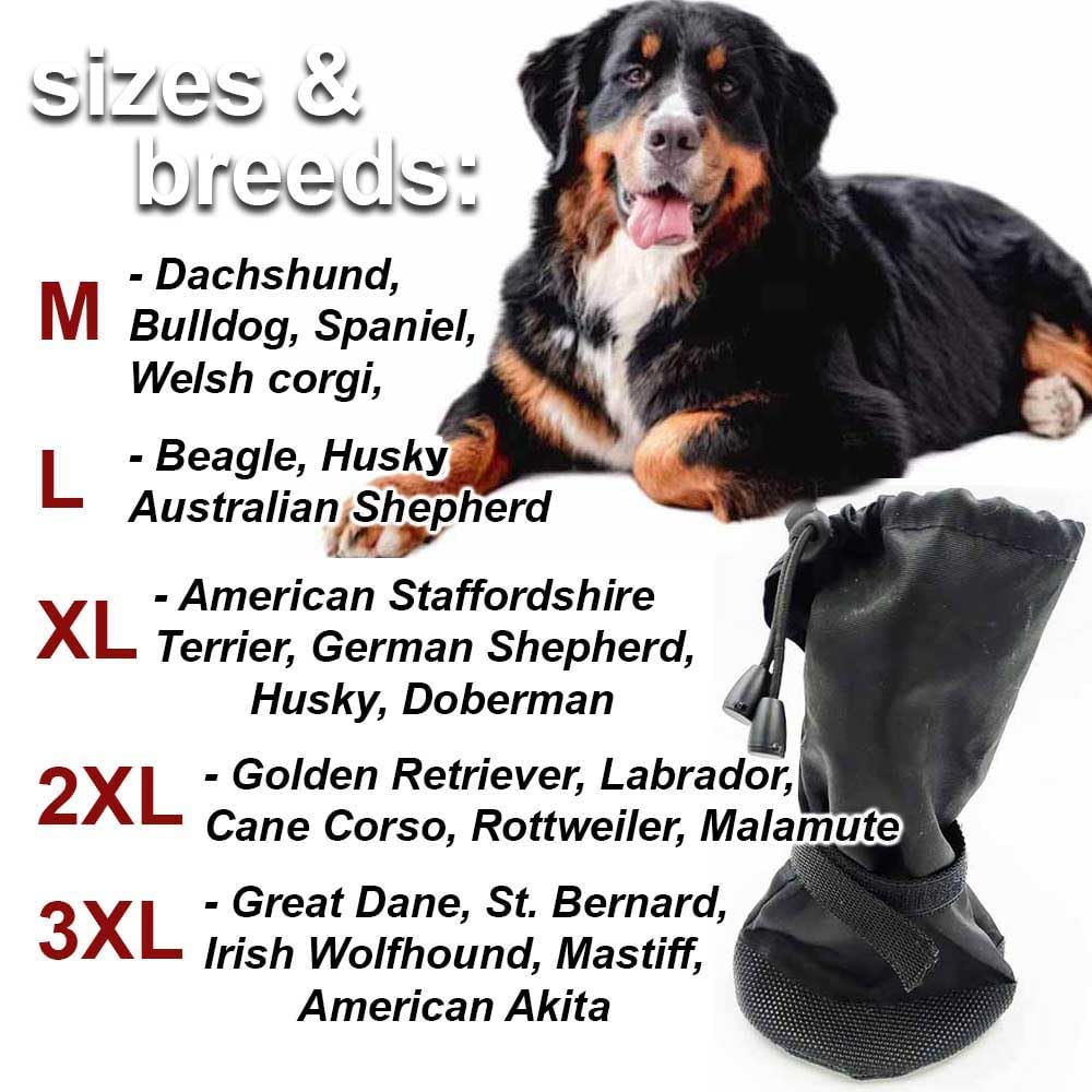 Syorix Dog Paw Wound Recovery Boot | Waterproof Protector for Injured Paws, Anti-Lick Support, Non-Slip Sole Dog Bootie | for Medium, Large & XL Dogs (1 Boot) (XXXL=3XL)