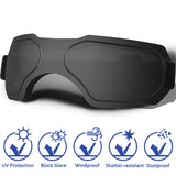 Large Dog Sunglasses, Dog Goggles with Adjustable Strap, UV Protection, Winproof, Snowproof