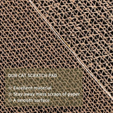 10 Packs cat Scratch pad Reversible Scratcher Cardboard for Indoor Cats Sleep Play and Grind Claws