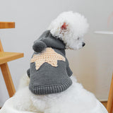Small Dog Hooded Sweaters Puppy Cute Knitted Sweater Winter Clothes Dog Cute Christmas Knitwear Cat Lightweight Warm Hoodies Outfits Chihuahua Sweater Yorkie Teacup Birthday Holiday Dog Clothes