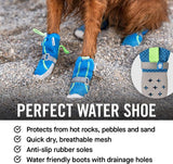 Canada Pooch Dog Boots for Hot Pavement - Dog Boots & Paw Protectors with Anti Slip Rubber | Water Friendly, Breathable Dog Shoes for Hot Days, Great for Dogs Neon Pink - Size 2