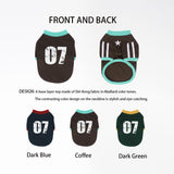 LUVMOJO 3-Pack Sweaters for X-Large Dogs, Dog Pajamas &Sleepwear, Stretchy Athletic Tees & Jersey for Doggy, Sweatshirts for Girl & Boy Pets Corgi, Fall Winter Clothes for Beagle, Puppy T-Shirt XL
