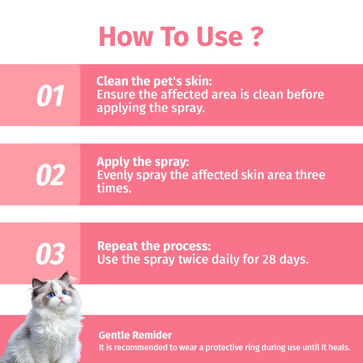 Cassiel pet Hot Spot Spray Treatment, Wound Care & Itch Relief Spray for Dogs and Cats, Relives Scratching, Itchy Skin and Paw Licking, for All Animals, 2.02oz