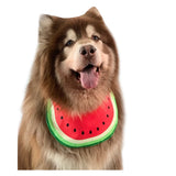 Pet Dog Bib Dog Bandana Cartoon Watermelon Pet Neckerchief Dog Costume Accessory Summer Waterproof Pet Bib for Medium & Large Dogs Golden Retriever Alaskan Samoyed (XX-Large,Red)