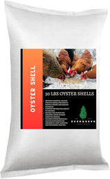 Evergreen Farm and Garden 50 lb Bag Oyster Shell - Calcium Rich Bird Grit (50 Pound (Pack of 1))