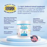 Felisyl L-Lysine Granules for Cats 100g (3.5 oz, 310 Servings) – Supports Immune, Respiratory, and Eye Health. Eases Sneezing, Runny Nose, and Watery Eyes. Tasty Salmon Flavor - Made in The USA