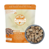 Steve's Real Food Freeze-Dried Raw Nuggets - Pork Recipe - Raw Pet Food for Dogs and Cats - 20 oz