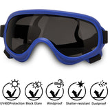 Dog Sunglasses,Doggles Anti-UV Protection, Pet Sunglasses with Adjustable Strap, Suitable for Motorcycle Car Driving Bike Riding Hiking Swimming Wind Dust Fog Dog Eye Protection