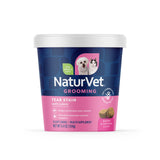 NaturVet – Tear Stain Plus Lutein – Eliminates Unsightly Tear Stains – Enhanced with Cranberry Extract, Marshmallow Root & Oregon Grape Root – for Dogs & Cats – 70 Soft Chews