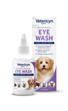 Load image into Gallery viewer, Vetericyn Plus Dog and Cat Eye Wash | Eye Drops for Dogs and Cats to Flush and Soothe Eye Irritations, Dog Tear Stain Cleaner, Safe for All Animals. 3 Ounces
