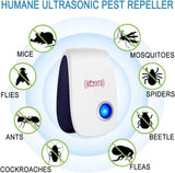 Ultrasonic Pest Repeller 10 Pack Electronic Repeller Plug in, pest Control for Bugs Roaches Insects Mosquito Repellent Indoors Ultrasonic Repellers for Mosquito, Roaches, Mice, Spider, Ant