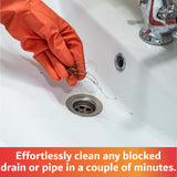 48" Flexible Long Sink Drain Tool, AC Drain Line Cleaner Tool, AC Clog Remover, Sink Clog Remover, AC Drain Cleaner Brush, Heavy Duty Sink Drain Clog Remover Cleaning Tool by FryOilSaver Co. #B313C