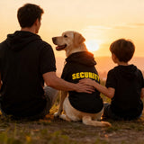 EXPAWLORER Security Dog Hoodie Puppy Sweater - Dog Sweatshirt Soft Fleece Lined Pet Clothes, Cold Weather Hooded Jacket Coat Keep Warm for Small Medium Large Dogs, 3X-Large