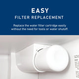 TEEHAY ULTRAWF Frigidaire Water Filter Replacement, Compatible with Frigidaire ULTRAWF, Pure Source Ultra, Kenmore 9999, 469999, 46-9999, A0094E28261 (White, 2 Pack)