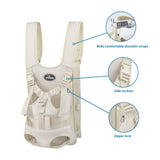 Wakytu Dog Front Carrier Backpacks for Small Dogs, Legs Out Pet Carrier Sling Backpack with Adjustable Padded Ventilated Shoulder Straps, Easy-Fit for Traveling Hiking Camping