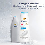 Dove Body Wash Gentle Exfoliating With Sea Minerals 4 Count Instantly Reveals Visibly Smoother Skin Cleanser That Effectively Washes Away Bacteria While Nourishing Your Skin 20 oz