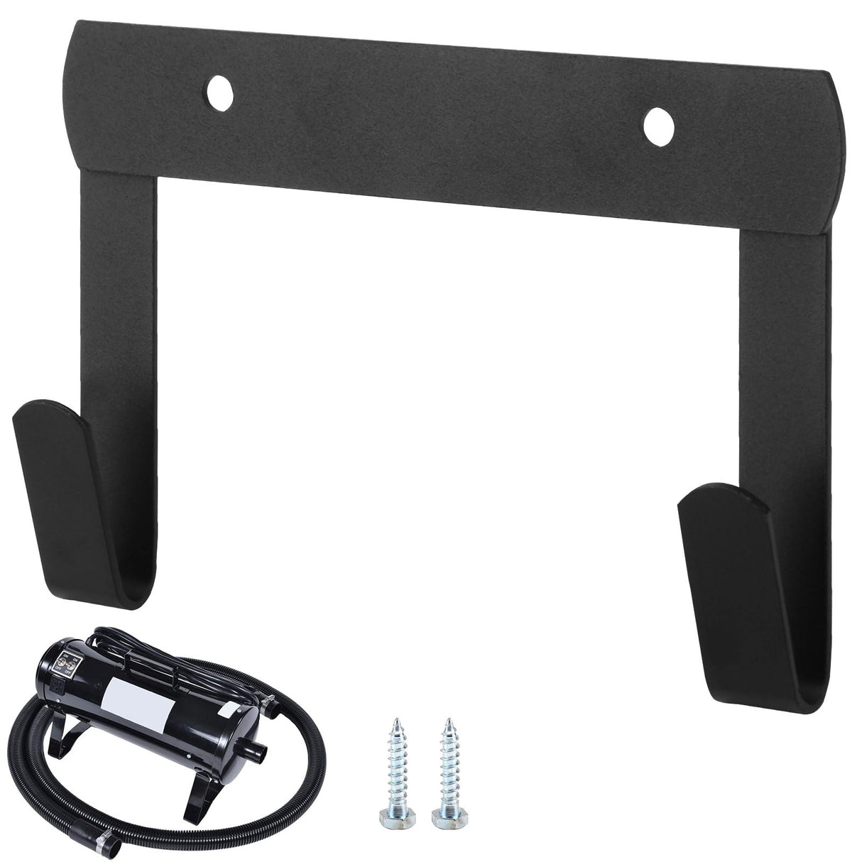 YAQINGMY Dryer Wall Mount Bracket/Heavy Duty Pet Hair Dryer Holder Compatible with K9 Dryers and Dog Grooming Station-DogGrooming Supplies/Accessories (Black)