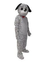 Plush Dalmations Costume Spotted Black and White Puppy Suit Dog Character Outfit Adult