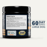 Turkey Tail Mushroom for Dogs - Whole, Organic Mushroom Extract - Over 50% Beta-Glucan - Third Party Tested, Made in The USA - No Grains No Fillers