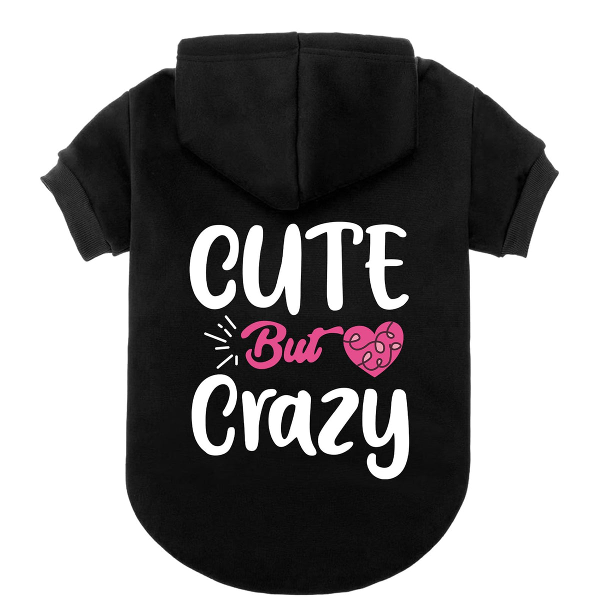 EXPAWLORER Valentine's Day Dog Hoodie-Soft and Warm Dog Sweaters, Pet Clothes Autumn Winter Coat Sweatshirt with Cute But Crazy Print for Puppy,Cat, Small Medium Large Dogs