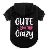 EXPAWLORER Valentine's Day Dog Hoodie-Soft and Warm Dog Sweaters, Pet Clothes Autumn Winter Coat Sweatshirt with Cute But Crazy Print for Puppy,Cat, Small Medium Large Dogs