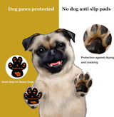 Phaechild Dog Paw Pads Anti-Slip Grips,Dog Paw Protectors for Senior Dogs on Hot Pavement,Provides Traction to Keep Them from Slipping on Smooth Floors 12 sets-48 Pads Black XL