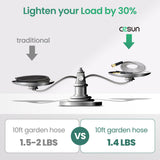 GARDEN Cesun 10 Feet Metal Garden Hose Lightweight Portable DURABLE Cool to The Touch