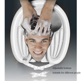 Portable Inflatable Shampoo Basin for Bedridden, Handicapped, Seniors - With Air Pump, Hair Washing Tray for Home, Hospitals, Salons